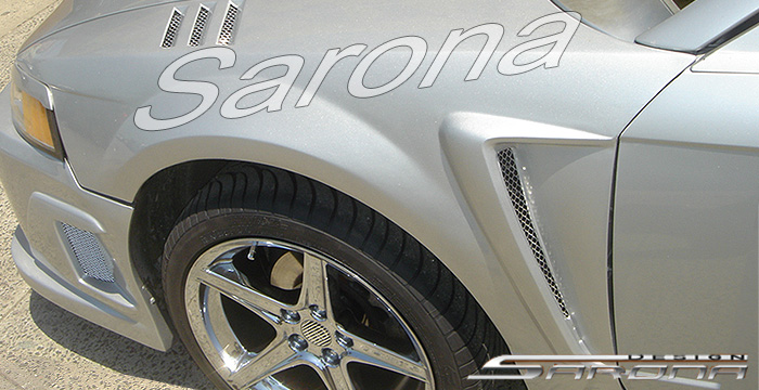 Custom Ford Mustang Fenders  Coupe (1999 - 2004) - $450.00 (Manufacturer Sarona, Part #FD-003-FD)